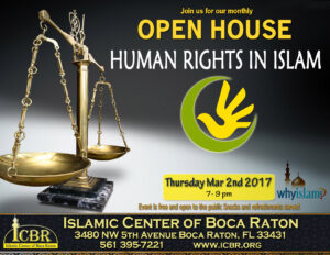 Human Rights in Islam Open House Mar 2017